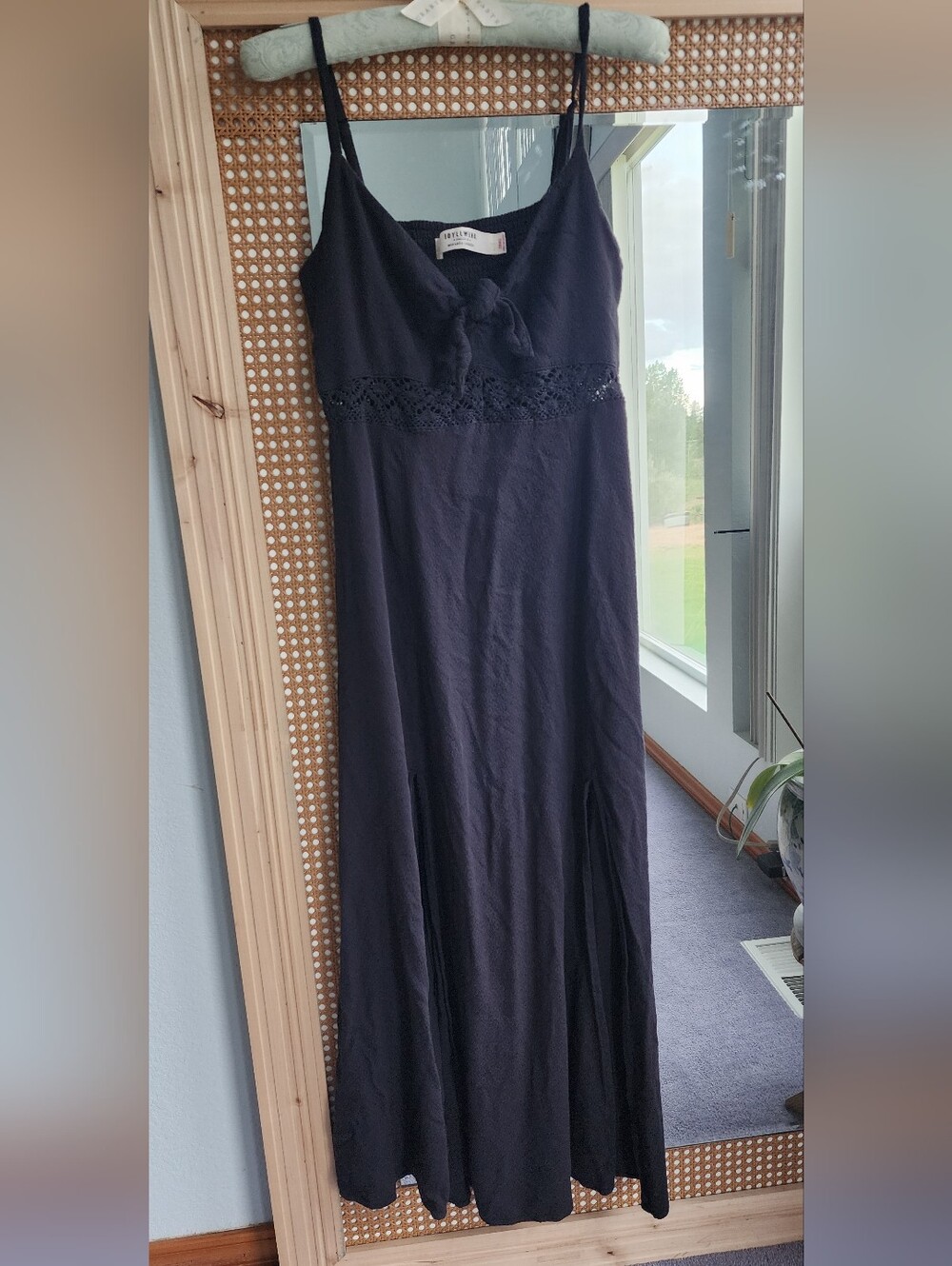 Idyllwind Black Textured Dress